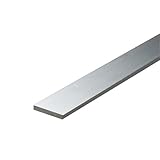 e-kanamono アルミフラットバー 5x20x4000mm アルマイトシルバー