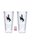 Wyoming Cowboys Tervis Tumblers 24 oz Big T - set of 2 - B000RXV388