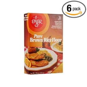 Ener-G Foods Brown Rice Flour, 18-Ounce (Pack of 6)