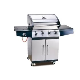 4 Burner Gas BBQ + Side Burner