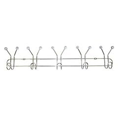 TOP STAR - Garderobenleiste verchromt 15 Haken 45,5 cm