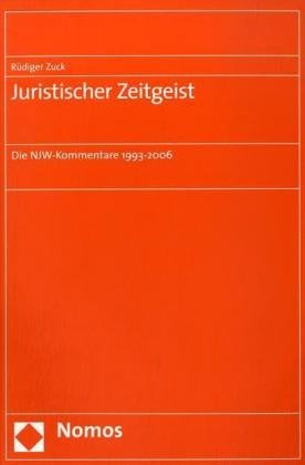 Juristischer Zeitgeist