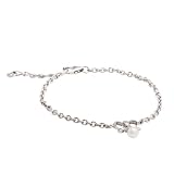 Sterling Silver Children's Pearl Bow Bracelet 5.25+1 Extender