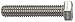 5/8" Stainless Steel Hex Head Cap Screw, 18-8, 5/16"-18 Dia/Thread Size, 50 PK