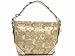 Authentic Coach Optic Signature Carly Hobo Medium Handbag 13980 Khaki/White