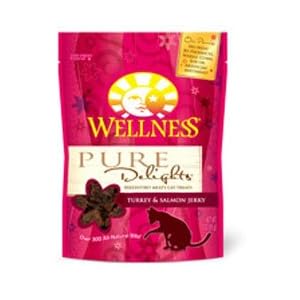 Wellness Pure Delights Turkey and Salmon Jerky Cat Treats by Wellness