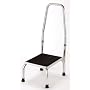 Essential Medical Supply Chrome Plated Foot Stool with Handle