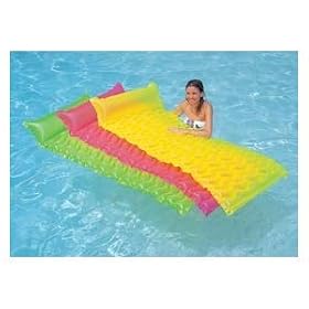 Tote-N-Float Wave Mat Inflatable Pool Mat - Green