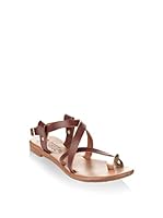 Gio & Mi Sandalias planas (Marrón Oscuro)