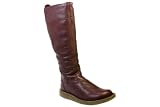 Dr. Martens Elena Womens Brown Mahogany Leather Boots