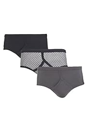 3 Pack Classic Pure Cotton Assorted Briefs