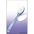 Rucci Oval Head Backscrubber White