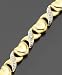 Jewelry : 18k Gold Over Sterling Silver Diamond Accent Bracelet