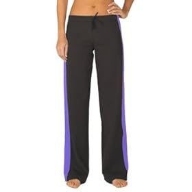 Loose Fitting Drawstring Pant with Side Stripe