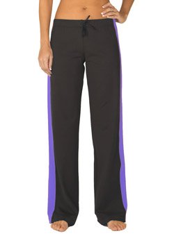 Loose Fitting Drawstring Pant with Side Stripe