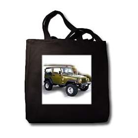 Cars - Green Jeep Wrangler - Tote Bags by Wrangler Store