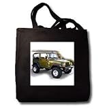 Cars - Green Jeep Wrangler - Tote Bags by 3dRose LLC