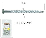 TRUSCO スクリュー釘メッキ 3.05X50 50本入 EGDS1250