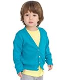American Apparel Kids Solid Rib Cardigan