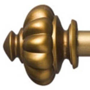 FINISHING TOUCH 48 TO 92-INCH SINGLE ADJUSTABLE CURTAIN ROD SET