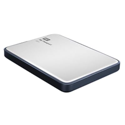 WD My Passport Slim 2TB Portable External Hard Drive (Metal Silver)