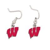 Wisconsin Badgers Official Logo Earrings
