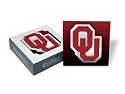 Set of 4 Ceramic Coasters (4"x4") OU Coaster Set Oklahoma Sooners Beverage Drinkware