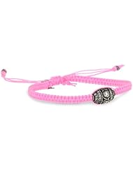 Tai Cubic Zirconia Ball Neon Pink Bracelet