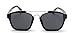 GAMT Square Mirrored Aviator Sunglasses Fashion Colored Frame