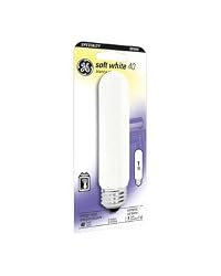 GE Frosted Tubular Bulb, 40 Watts