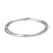 Sterling Silver Thin Multiple Interlock Bangle Bracelets