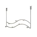 Wave Over-the-Door Double 7-Hook Rack
