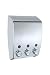 Wenko Soap Dispenser Varese 3-Chamber, Chrome