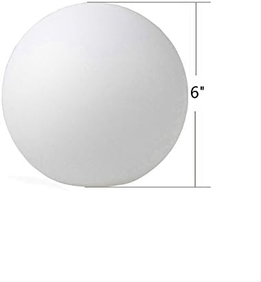 6 Inches Floating LED Pool Glow Light Orb Ball Outdoor Living Garden Light Decor Waterproof Color Changing Ball