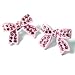 Awesome Crystal Covered Light Pink Ribbon/Bow Stud title=