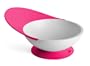 Boon Catch Bowl - Toddler Bowl with Spill Catcher in Pink/White