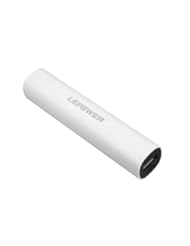 From Amazon.com. Click for details:
 LEPOWER 2600 mAh Colorful Mini USB Portable Power Bank Charger / Backup Mobile External Battery Charger for iPhone 5 5S 5C and other USB-charged devices (8 pin cable/lightning cable is not included) (White) LEPOWER 2600 mAh Colorful Mini USB Portable Power Bank Charger / Backup Mobile External Battery Charger for iPhone 5 5S 5C and other USB-charged devices (8 pin cable/lightning cable is not included) (White)