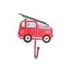Red Fire Engine Coat Hooks