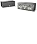 JBL Northridge EC25 2-Way Dual 5-Inch Center Channel Speaker, Single (Black Ash)