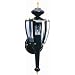 Designers Edge L-2553BK 16-Inch Dual Eye Motion-Activated Outdoor One-Light Upward Wall Sconce, Black Metal with Beveled Glass