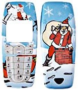 Electronics: Santa Claus   Nokia 6010 Faceplate Cell Phone Cover