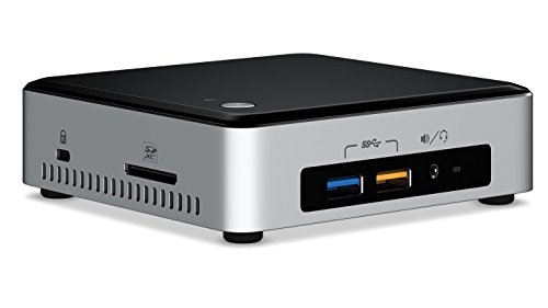 Intel® NUC Kit NUC6i3SYK Mini PC - 6th generation Intel® CoreTM i3-6100U processor. 7.1 surround sound and a full-sized HDMI* port for brilliant 4K resolution, power home entertainment light gaming