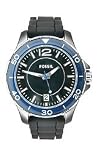 Fossil Ceramic Silicone Strap Black Dial Women's watch #CE1036