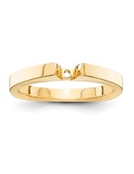 14k Semi-Mounting Peg Set Solitaire Ring, No Center Stone Included