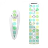 Wii Nunchuk Skin - Mint Dots