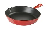 Review Innova 26189 / Innova Color Cast Porcelain Enameled Cast Iron 8-Inch Round Non-Stick Skillet, Red