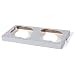 Southern Champion Tray 10005 Clay Coated Kraft Paperboard 2-ct Jumbo Cupcake Insert, 7-7/8" Length x 3-7/8" Width x 5/8" Height (Case of 200)