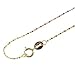 18k Tri-Color Gold 0.8mm All Star Chain 18" - Dahlia Classic Collection