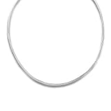 Sterling Silver 3-Strand Necklace by Sajen, 18"