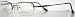 MEMORY TITANIUM FX13 Men's Flexible Rimless Eyeglass Frame Gunmetal